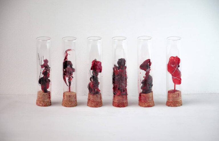 Ersatz Ganglion mixed media installation