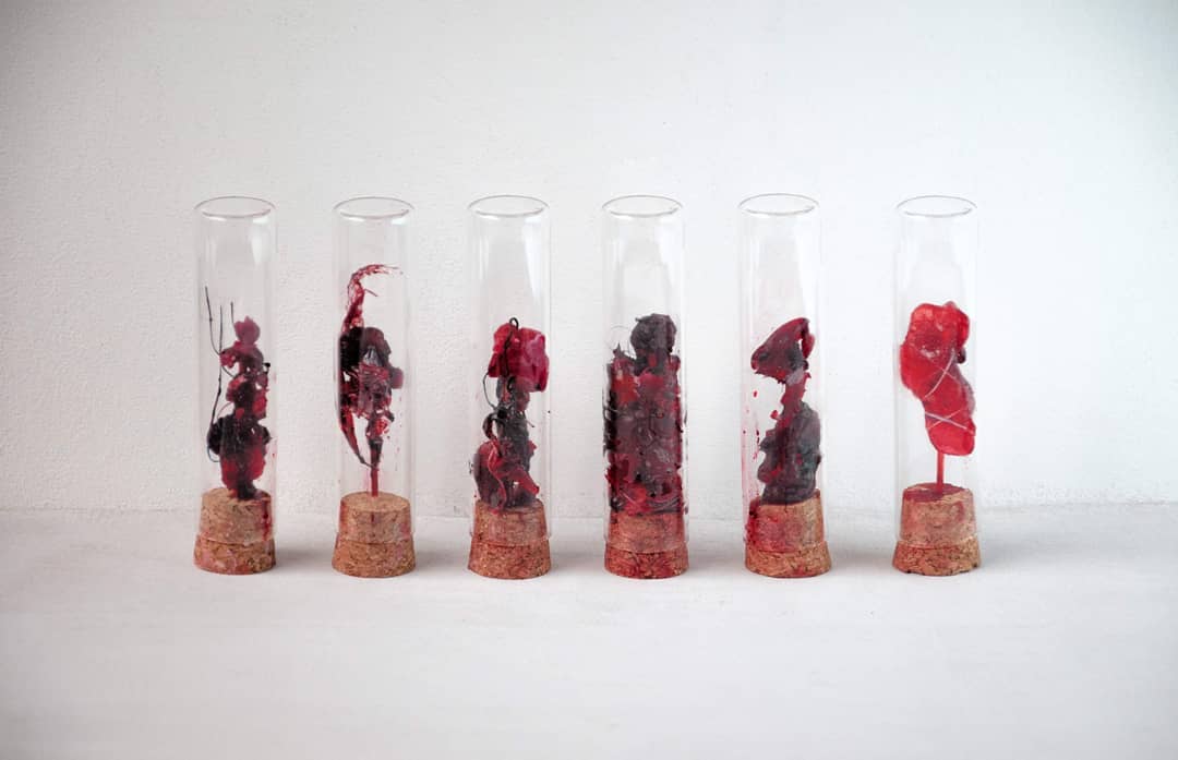 Ersatz Ganglion mixed media installation
